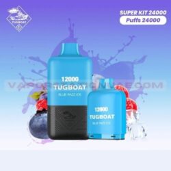 Tugboat Super 24000 Blue Razz ice